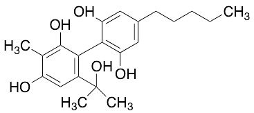 6-(2-Hydroxypropan-2-yl)-3-methyl-4’-pentyl-[1,1’-biphenyl]-2,2’,4,6’-tetraol