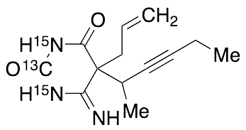 5-Allyl-6-imino-5-(1-methyl-2-pentynyl)hydrouracil-13C,15N2