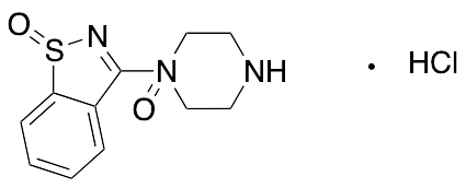 1-(1-Oxidobenzo[d]isothiazol-3-yl)piperazine 1-Oxide Hydrochloride
