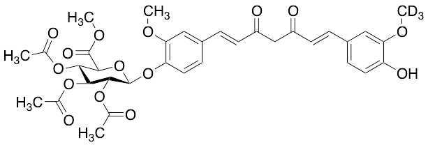 Curcumin beta-D-Glucuronide Triacetate Methyl Ester-d3