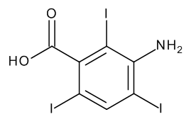 3-Amino-2,4,6-triiodobenzoic Acid
