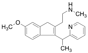 6-Methoxy-N-methyl-3-[1-(2-pyridinyl)ethyl]-1H-indene-2-ethanamine