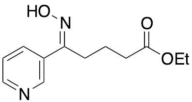 5-Hydroxyimino-5-(3-pyridyl)-pentanoic Acid Ethyl Ester
