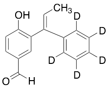 4-Hydroxy-3-(1-phenyl-1-propenyl)benzaldehyde-d5