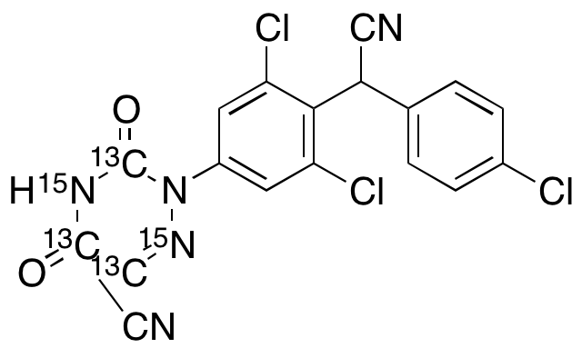 6-Cyano Diclazuril-13C3,15N2