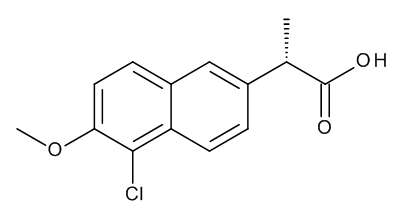 (2S)-2-(5-Chloro-6-methoxynaphthalen-2-yl)propanoic Acid (5-Chloronaproxen) - CAS No. 89617-86-7 (2S)-2-(5-Chloro-6-methoxynaphthalen-2-yl)propanoic Acid (5-Chloronaproxen)