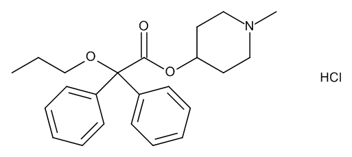 Propiverine Hydrochloride - CAS No. 54556-98-8 Propiverine Hydrochloride