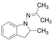 2-Methyl-N-(propan-2-ylidene)indolin-1-amine