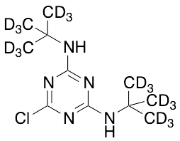 Bis(tert-butylamino)chloro-s-triazine-d18