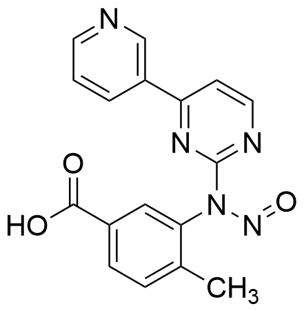 4-methyl-3-(nitroso(4-(pyridin-3-yl)pyrimidin-2-yl)amino)benzoic acid