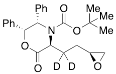 (3S,5S,6R)-2-Oxo-3-[2-(2S)-2-oxiranylethyl]-5,6-diphenyl-4-morpholinecarboxylic Acid tert-Butyl Ester-d2