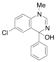 6-chloro-1,4-dihydro-1-methyl-4-phenylquinazolin-4-ol