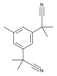 a,a,a’,a’-Tetramethyl-5-methyl-1,3-benzenediacetonitrile