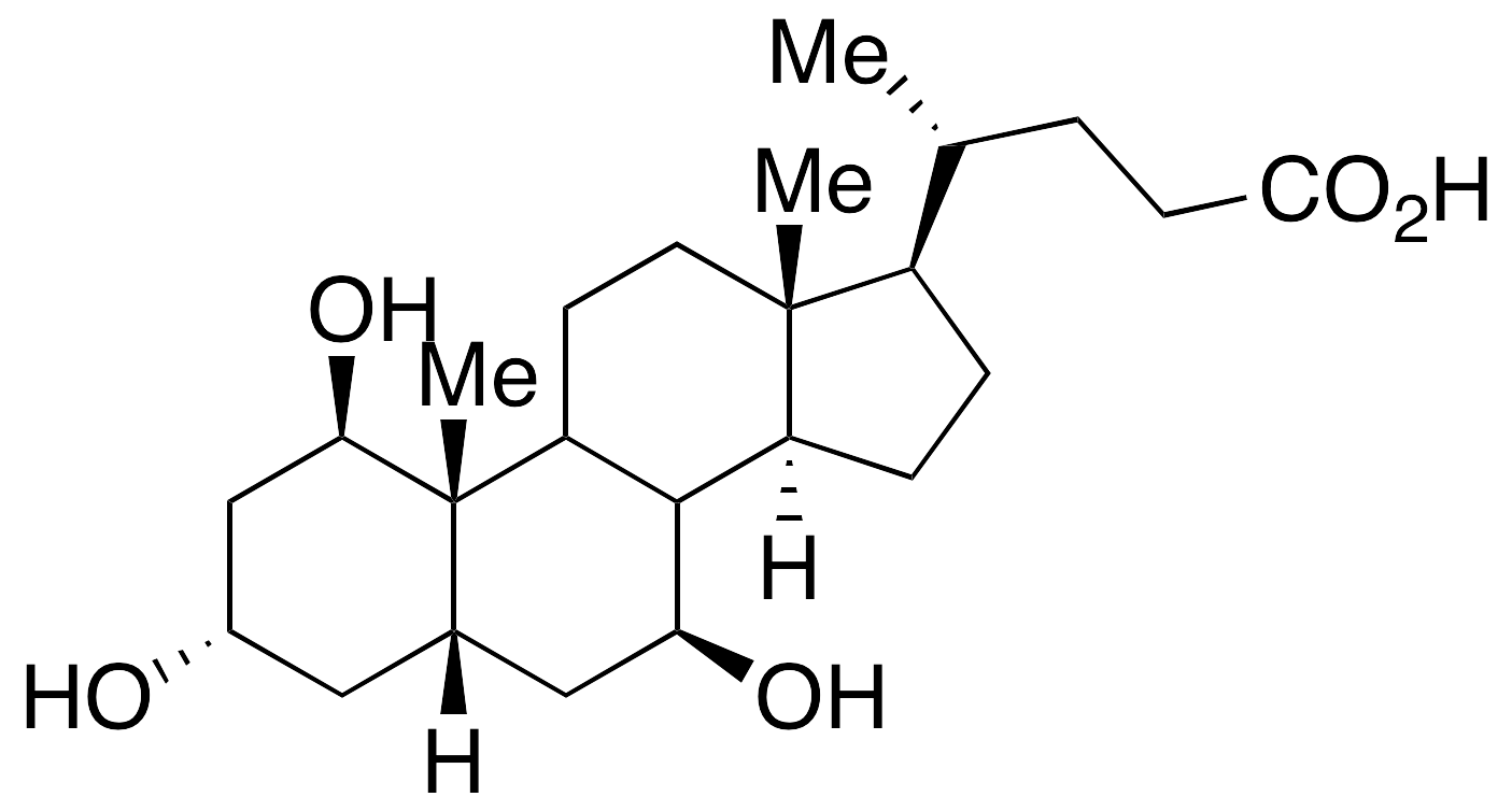 1beta,3alpha,7beta-Trihydroxy-5beta-cholanic Acid