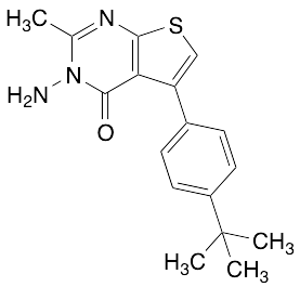 3-Amino-5-[4-(1,1-dimethylethyl)phenyl]-2-methylthieno[2,3-d]pyrimidin-4(3H)-one