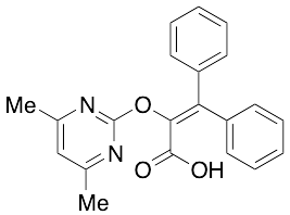 2-[(4,6-Dimethyl-2-pyrimidinyl)oxy]-3,3-diphenyl-2-propenoic Acid