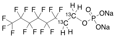 Sodium 1H,1H,2H,2H-[1,2-¹³C₂]Perfluorooctylphosphate