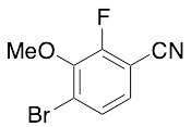 4-Bromo-2-fluoro-3-methoxybenzonitrile