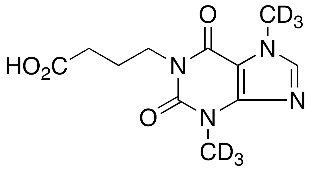 1-(3-Carboxypropyl)-3,7-dimethyl Xanthine-d6
