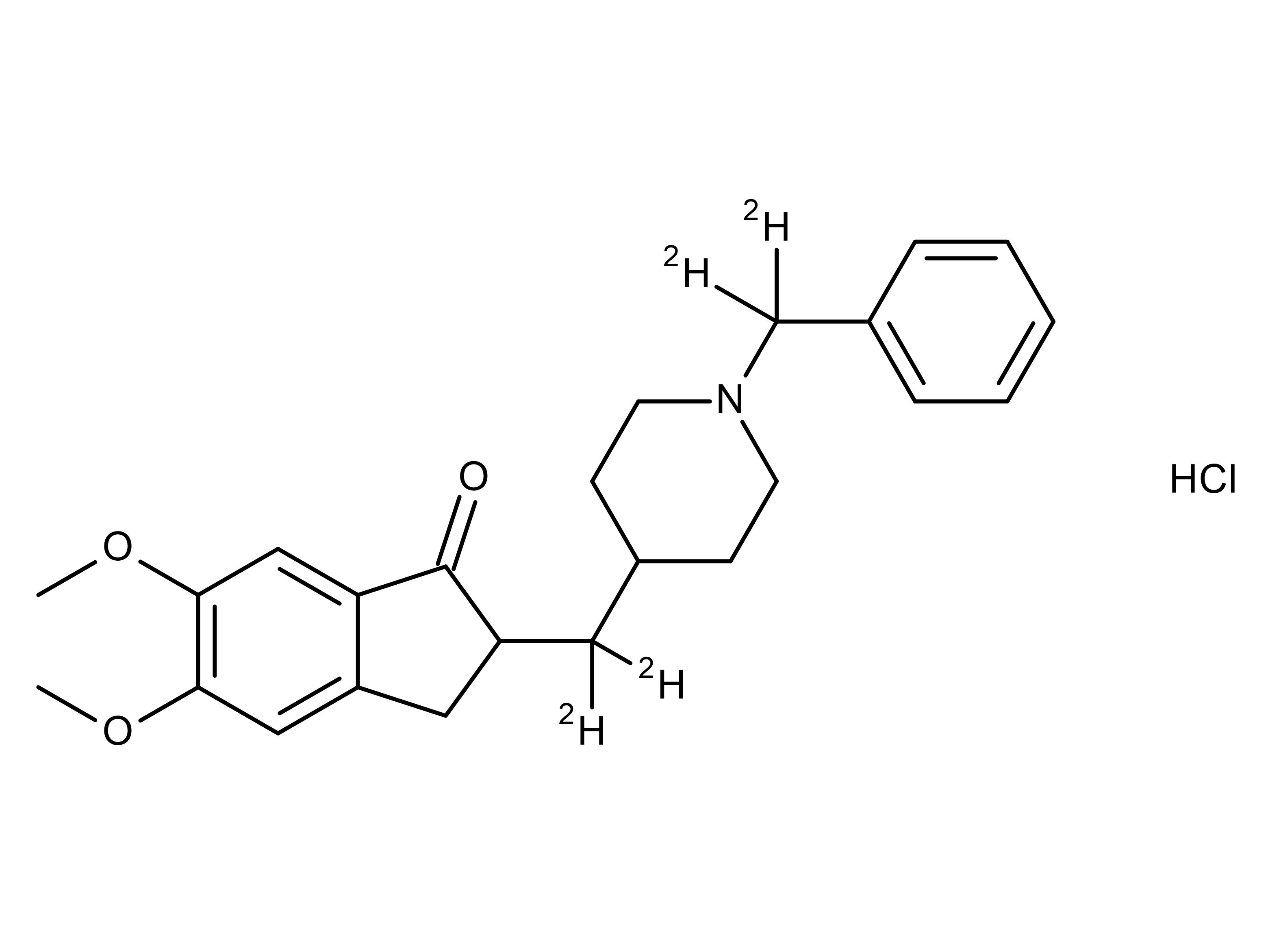 (+/-)-Donepezil-d4 HCl (bismethylene-d4)