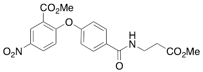 2-(4-((3-Methoxy-3-oxopropyl)carbamoyl)phenoxy)-5-nitrobenzoic Acid Methyl Ester