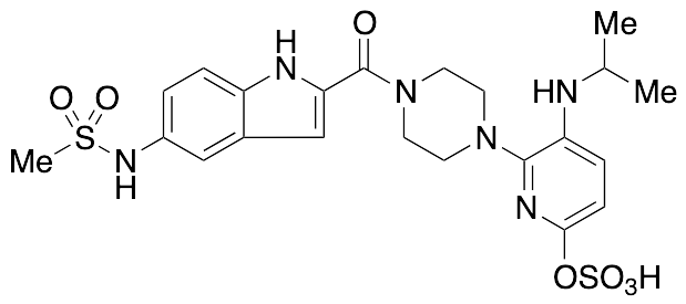 6’-Hydroxy Delavirdine O-Sulfate
