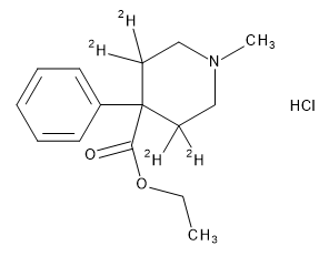 Meperidine-D4.HCl (Pethidine-D4.HCl), 0.1mg/ml in Methanol (as free base)