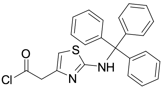 2-[(Triphenylmethyl)amino]-4-thiazoleacetyl Chloride