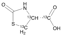 (R)-(-)-2-Oxothiazolidine-4-carboxylic-13C3 Acid