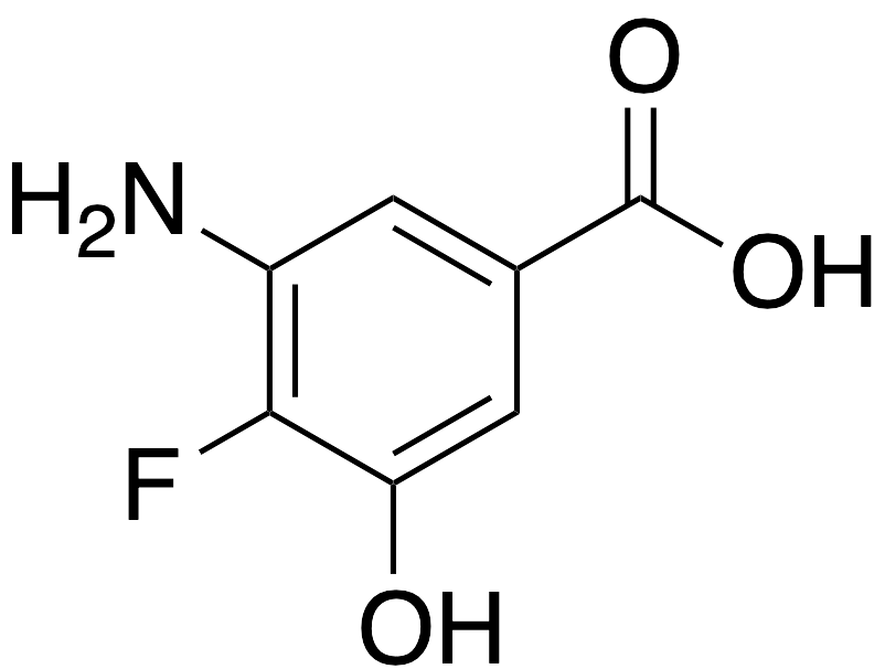 3-Amino-4-fluoro-5-hydroxybenzoic Acid