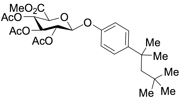 Methyl 4-tert-Octylphenol-glucuronide Triacetate