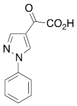 2-Oxo-2-(1-phenyl-1H-pyrazol-4-yl)acetic Acid