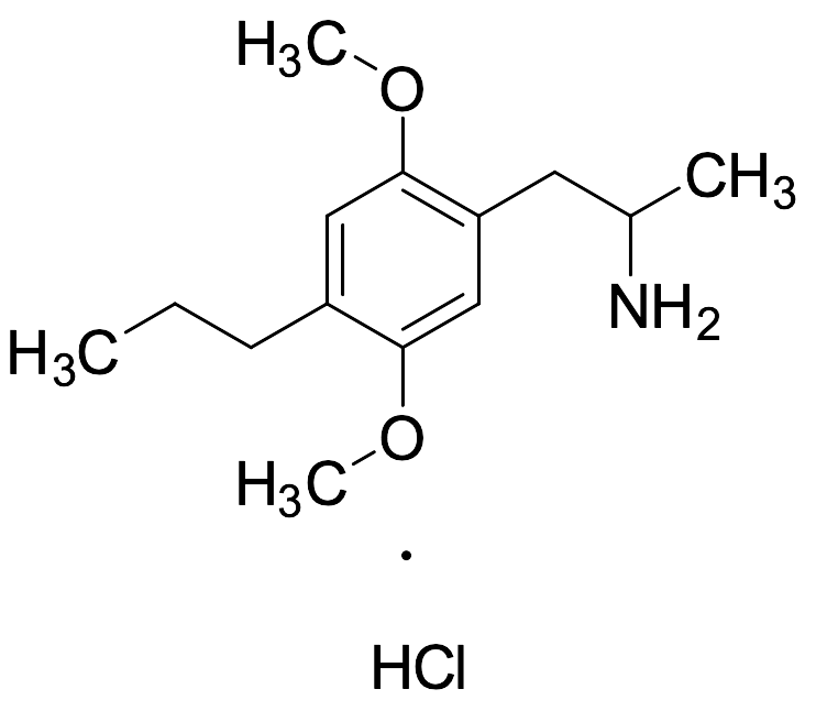 2,5-Dimethoxy-4-propylamphetamine Hydrochloride