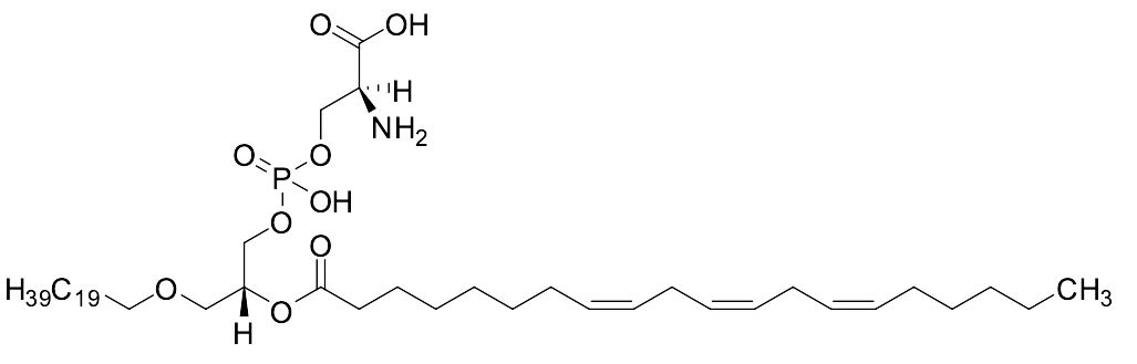 O-(Hydroxy(2-(((8Z,11Z,14Z)-icosa-8,11,14-trienoyl)oxy)-3-(icosyloxy)propoxy)phosphoryl)-L-serine