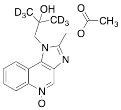 2-(Acetoxymethyl)-1-(2-hydroxy-2-methylpropyl)-1H-imidazo[4,5-c]quinoline-d6 N-Oxide