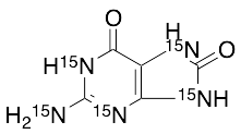 2-Amino-6,8-dihydroxypurine-15N5