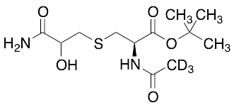 N-Acetyl-S-(3-amino-2-hydroxy-3-oxopropyl)-L-cysteine-1,1-dimethylethyl Ester-d3