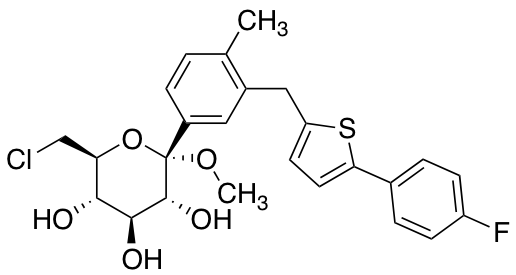 2'-Deshydroxymethyl-2'-Chloromethyl-6'-methoxy-canagliflozin