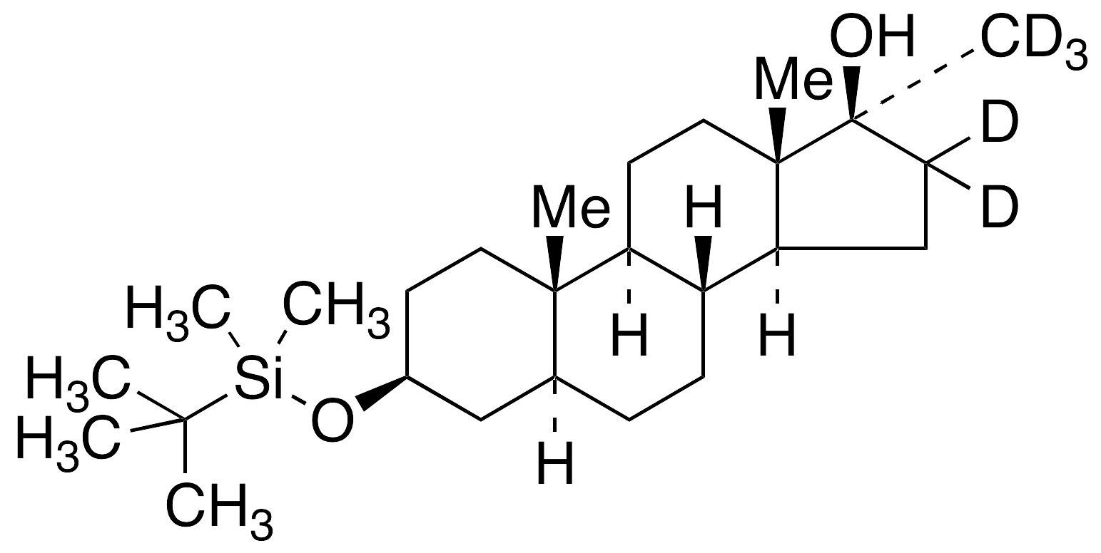 3Beta-tert-Butyldimethylsilyloxy-17-methyl-5Alpha-androstane-17Beta-ol-d5