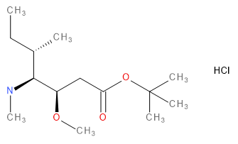 (3R,4S,5S)-3-Methoxy-5-methyl-4-(methylamino)heptanoic Acid 1,1-Dimethylethyl Ester Hydrochloride