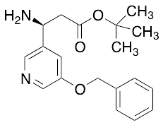 tert-Butyl (3S)-3-Amino-3-(5-phenylmethoxypyridin-3-yl)propanoate