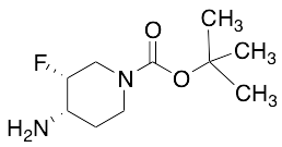 (3R,4S)-4-Amino-3-fluoropiperidine-1-carboxylic Acid tert-Butyl Ester