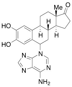 2-Hydroxy-estrone-6-N3-adenine (90%)