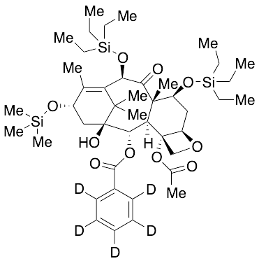 7,10-Bis[O-(triethylsilyl)]-10-deacetyl-13-O-trimethylsilyl Baccatin III-d5