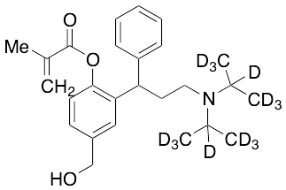 rac-5-Hydroxymethyl Tolterodine Methacrylate-d14