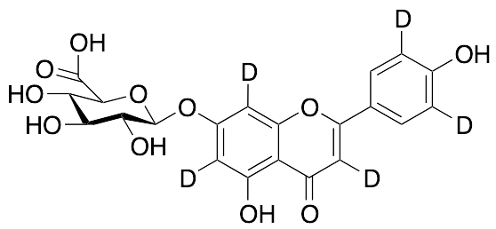 Apigenin-d5 7-Glucuronide