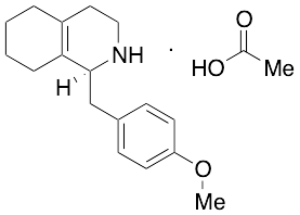 (S)-1-(4-Methoxybenzyl)-1,2,3,4,5,6,7,8-octahydroisoquinoline Acetate Salt