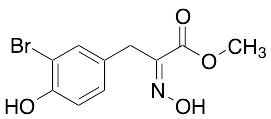 Methyl 3-(3-bromo-4-hydroxyphenyl)-2-(hydroxyimino)-propanoate