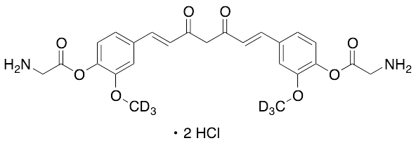 Di-O-glycinoylcurcumin-d6 Dihydrochloride