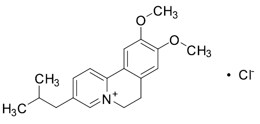 3-Isobutyl-9,10-dimethoxy-6,7-dihydropyrido[2,1-a]isoquinolin-5-ium Chloride